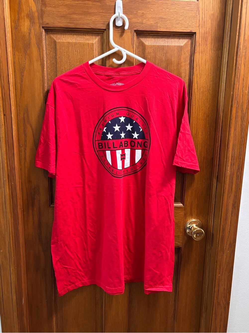Billabong Men's American Rotor Graphic T-Shirt Red Size XXL NWOT